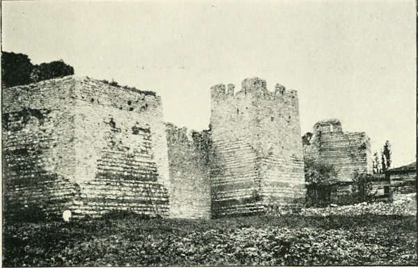 Palæologian Wall, North of the Wall of the Emperor Manuel Comnenus.